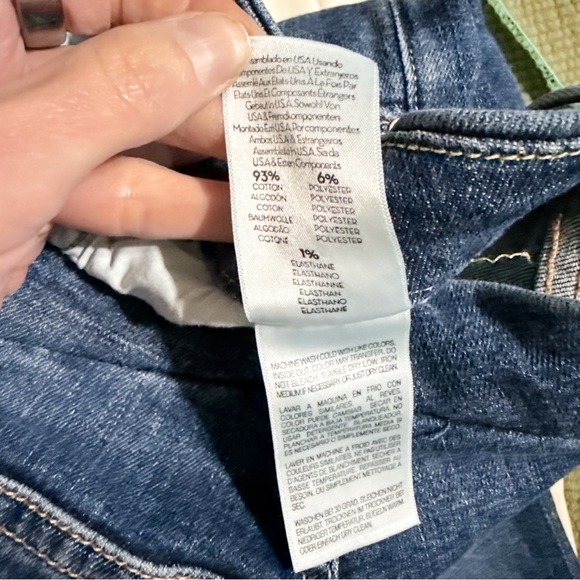 MOTHER Looker Ankle Fray Girl Crush Blue Size 26 - Picture 7 of 9